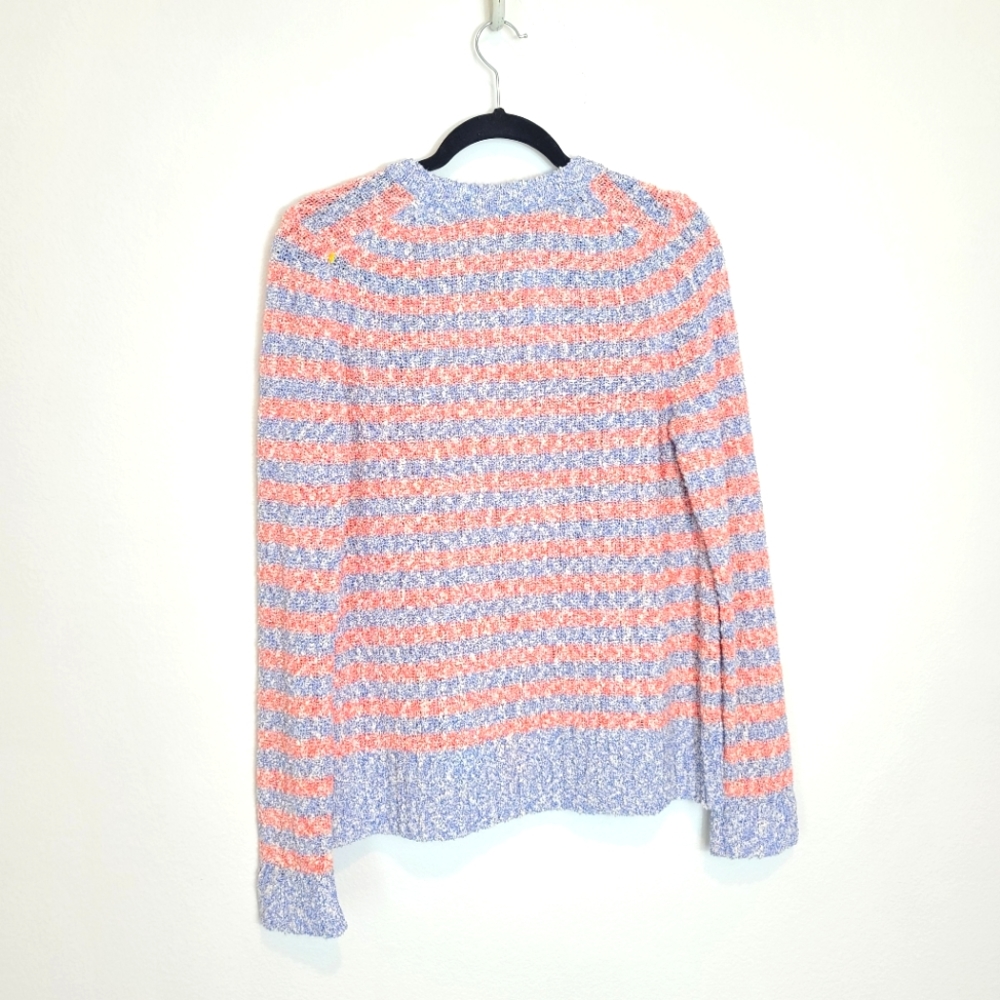 J.CREW Open Cardigan Knit Tweed Stripe Sweater - Picture 10 of 11